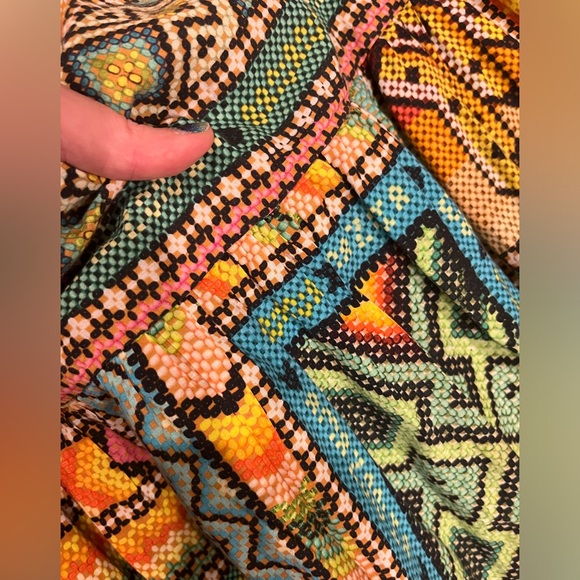 FARM Rio Multicolor Patterned Midi Dress - Picture 8 of 11